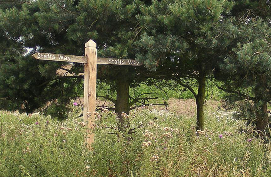 Staffordshire Way at Denstone Hall