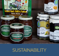 Sustainability Button at Denstone Hall