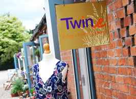 Twine Clothing Signage at Denstone Hall